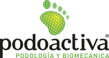 Logo of podoactiva, an Aragonese company specializing in podiatry and biomechanics